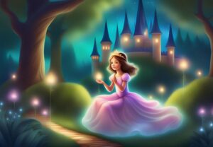 feral princess breaking the curse fairy tale scene