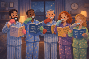 Funny attempt to confuse sleep at night