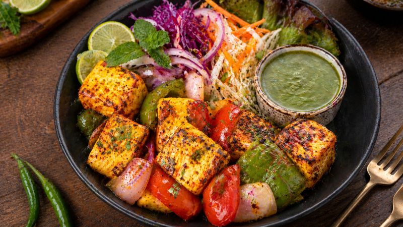 Paneer Tikka Bowl (Vegetarian)